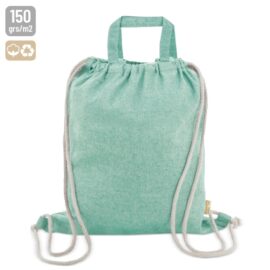 Bolsa mochila de algodón reciclado "agra"