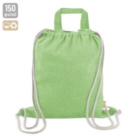 Bolsa mochila de algodón reciclado "agra"