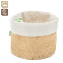 Panera de algodon y jute natural