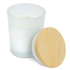 Vela aromatica tapa bambú "kalmy"