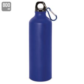 Botella de aluminio con mosqueton 800 ml. "tuareg"