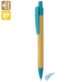 Boligrafo de bambu y fibra de trigo "terry"