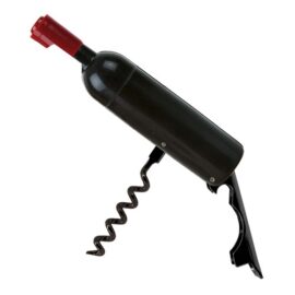 Sacacorchos forma botella negro