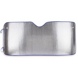 Parasol metalico coche 2 caras ribete azul