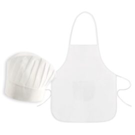 Set delantal y gorro infant nwblanco