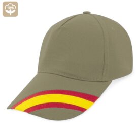 Gorra nacional 5 paneles algodn peinado "deva"