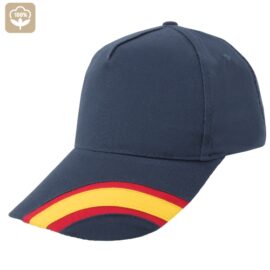 Gorra nacional 5 paneles algodn peinado "deva"