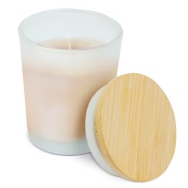 Vela aromatica tapa bambú "kalmy"