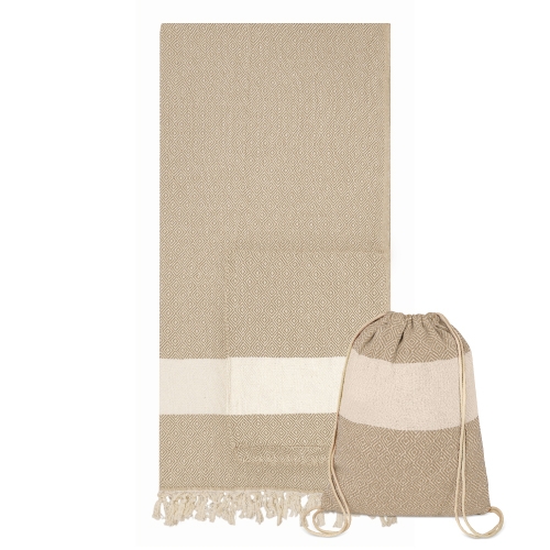 Toalla pareo mochila "soft-eco"