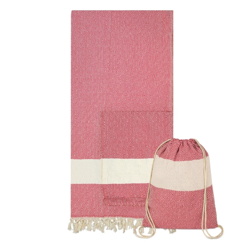 Toalla pareo mochila "soft-eco"