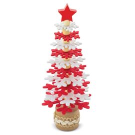 Arbolito de navidad rpet y madera reciclada "pukky"