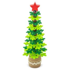 Arbolito de navidad rpet y madera reciclada "pukky"