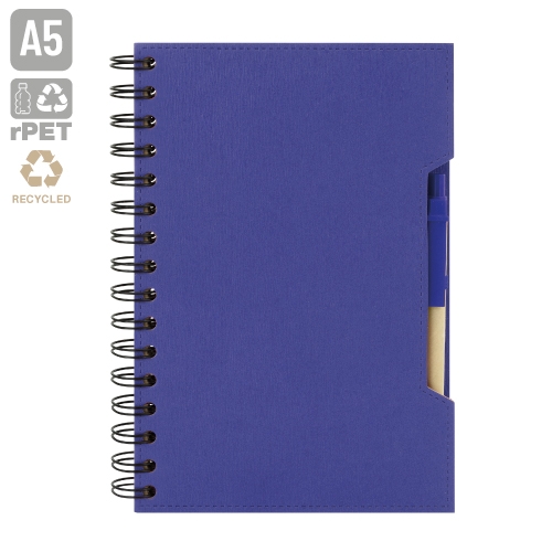 Cuaderno a5 con boligrafo eco "green life"