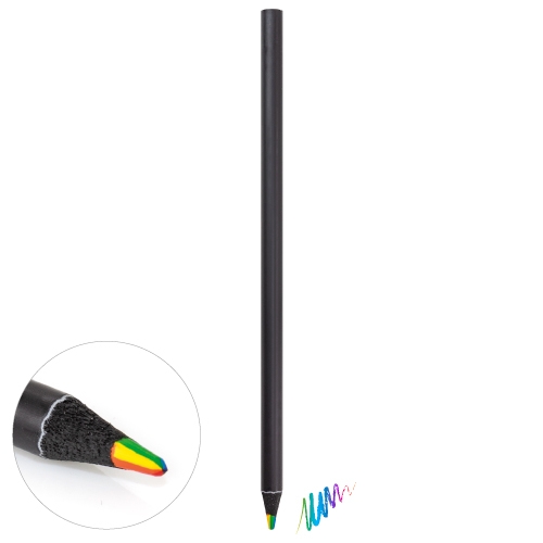 Lápiz de madera multicolor "arcoiris"