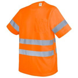 Camiseta con bolsillo y bandas reflectantes "krz"