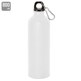 Botella de aluminio con mosqueton 800 ml. "tuareg"