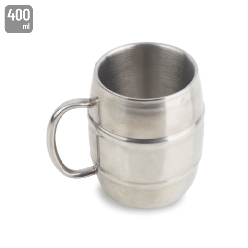 Jarra acero inoxidable doble capa 400ml "olof"