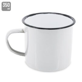 Mug esmaltada "retro"