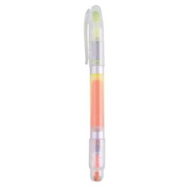 Marcador doble naranja/amarillo "wicky"