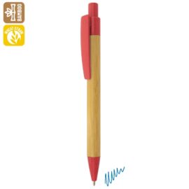 Boligrafo de bambu y fibra de trigo "terry"
