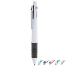 Boligrafo 4 colores con portaminas y goma "xim"