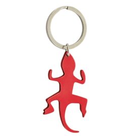 Llavero aluminio "lagarto ibiza"