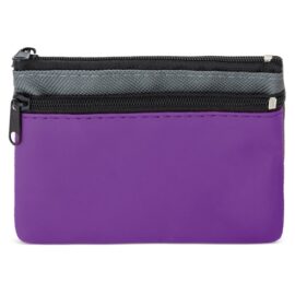 Monedero 2 cremalleras li/gr "duble"
