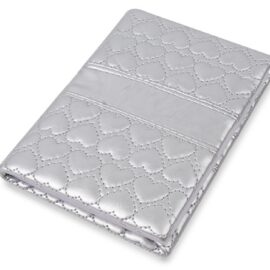 Notebook corazon plata