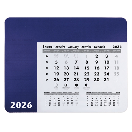 Alfombrilla calendario
