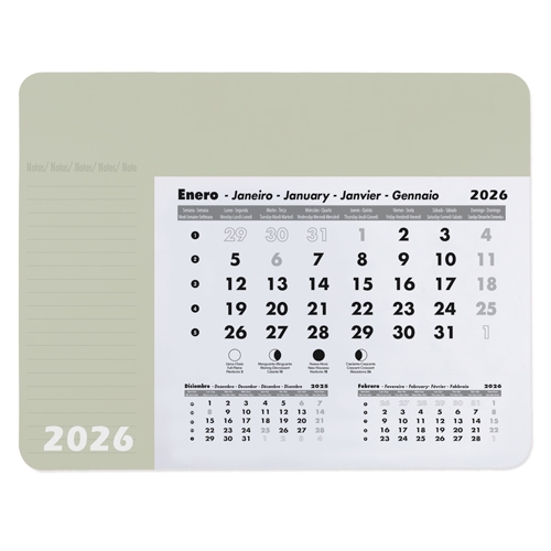 Alfombrilla calendario