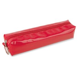 Estuche de charol rojo