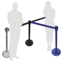 Postes separadores cinta retractil "divison"