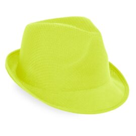 Sombrero premium amarillo fluor