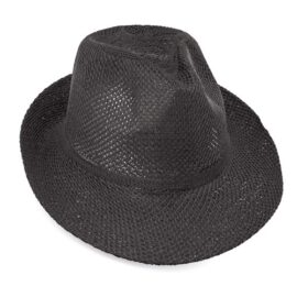 Sombrero de ala ancha negro