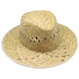 Sombrero paja verde cinta interior "paulo"