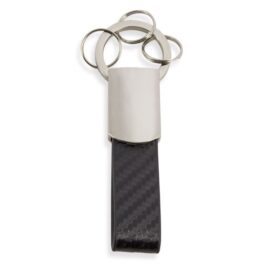 Llavero metalico carbon fiber