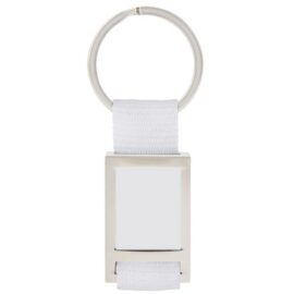 Llavero metalico nylon bl