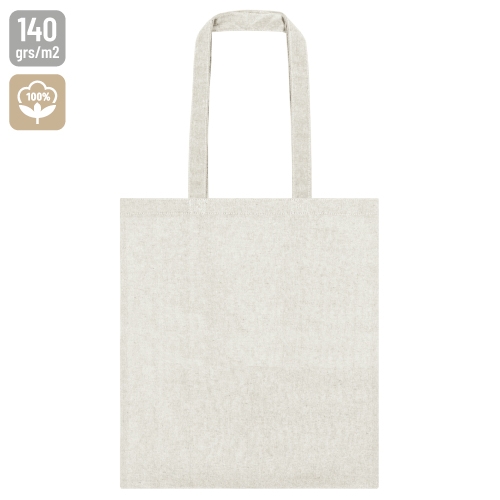 Bolsa de asa gris algodon "kelso"