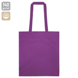 Bolsa de asa algodon lila