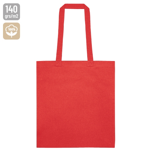 Bolsa de asa roja algodon "kelso"