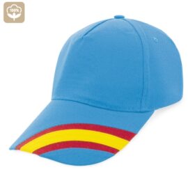 Gorra nacional 5 paneles algodn peinado "deva"