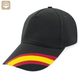 Gorra nacional 5 paneles algodn peinado "deva"