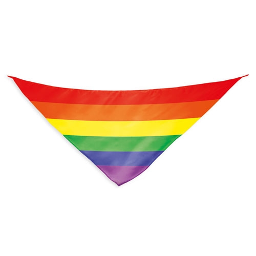 Pañoleta triangular "fermín" multicolor