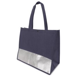 Bolsa "lafayette" marino-plata
