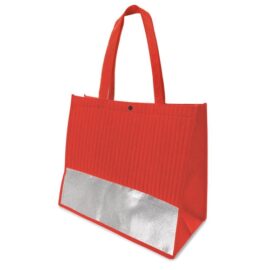 Bolsa "lafayette" rojo-plata