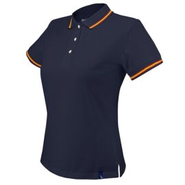 Polo bandera mujer pierre delone  "azur"