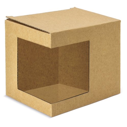 Caja kraft para taza