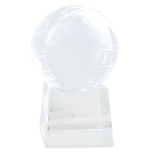 Cristal bola mundo grande "orbe"