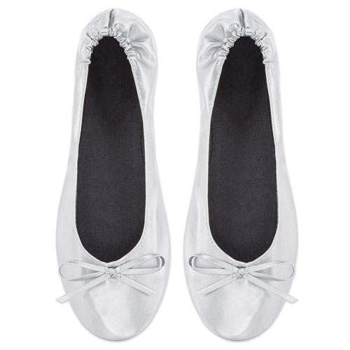 Zapatilla plegable oro (12 pares) "ballet"