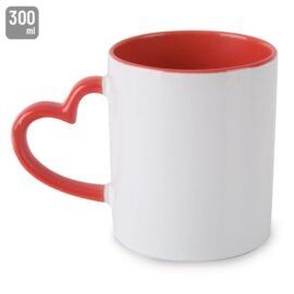 Mug sublimacion corazon